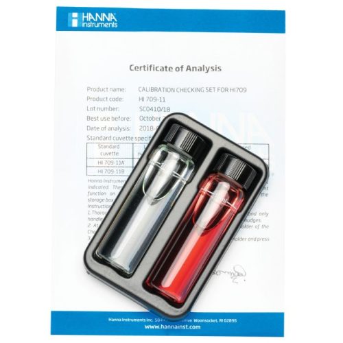 Mã: HI709-11<br>Dung Dịch Kiểm Tra Máy Đo Checker® Mangan HR HI709