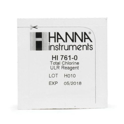 Mã: HI761-25<br>Thuốc Thử Cho Checker Clo Tổng ULR HI761, 25 Lần Đo