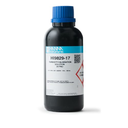 Mã: HI9829-17<br>Dung Dịch Chuẩn Độ Đục 20 FNU (230 mL)