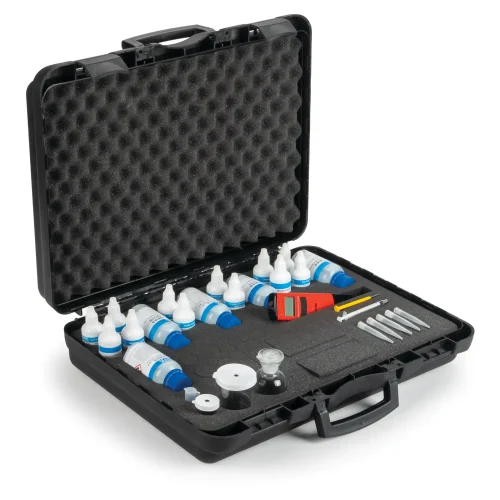Mã: HI3823<br>Bộ Dụng Cụ Đo Kiềm, CO2, độ cứng, DO, pH, độ mặn