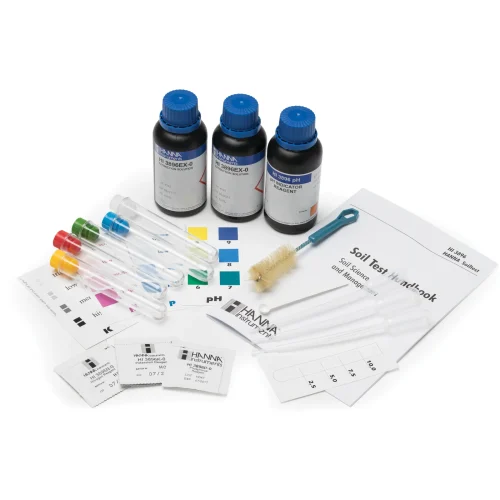 Mã: HI3896<br>Bộ Dụng Cụ Đo Dinh Dưỡng NPK và pH Của Đất, 25 Lần Đo