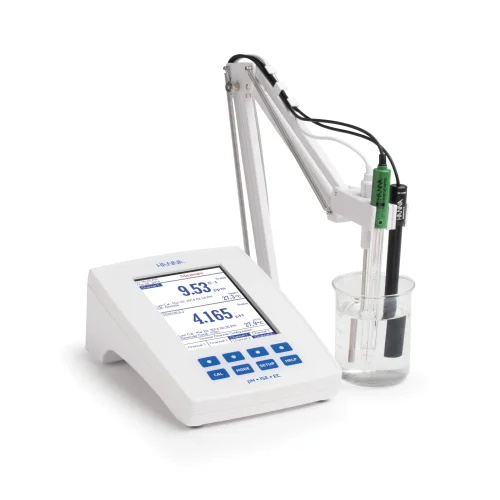Mã: HI5522-02<br>Máy Đo pH/mV/ISE & EC/TDS/Độ Mặn/Trở kháng