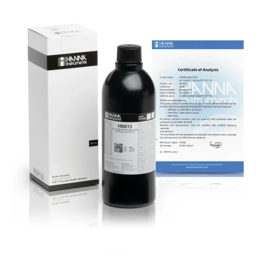 Mã: HI6013<br>Dung Dịch Chuẩn pH 13.000, 500 mL