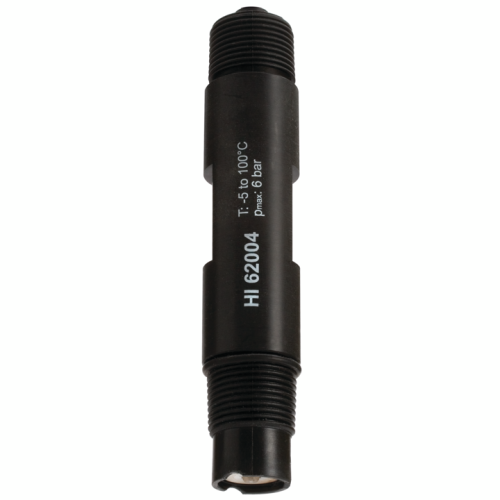 Mã: HI6200405<br>Điện Cực ORP Công Nghiệp Thân PVDF, Đầu Cảm Biến Platinum