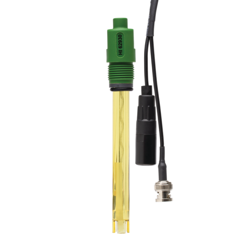 Mã: HI6493005<br>Điện Cực ORP AmpHel® dùng Pin, Thân PEI, Đầu Cảm Biến bằng Vàng