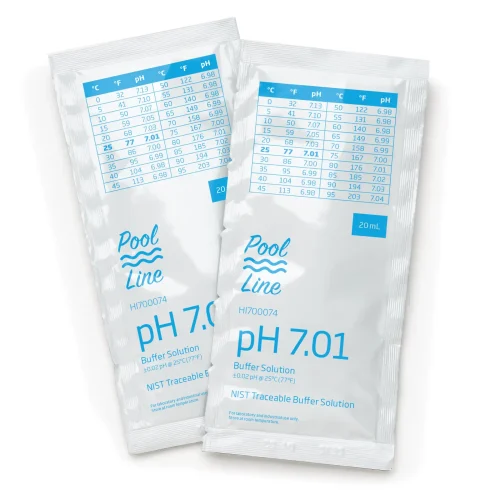 Mã: HI700074P<br>Dung Dịch pH7.01 PoolLine, 25xgói 20mL