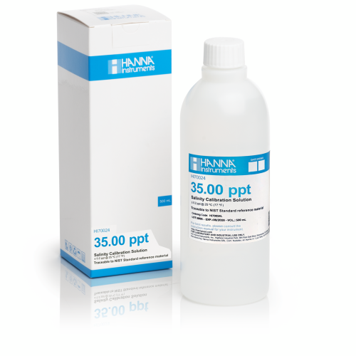 Mã: HI70024L<br>Dung Dịch Chuẩn NaCl 35.00ppt, 500mL