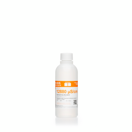Mã: HI7030-<br>Dung Dịch Hiệu Chuẩn Độ Dẫn 12,880 µS/cm (12.88 mS/cm)