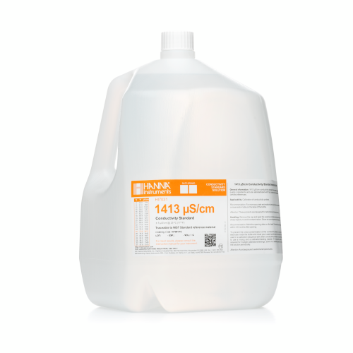 Mã: HI7031/1G<br>Dung Dịch Hiệu Chuẩn Độ Dẫn 1413 µS/cm, 1 Gallon (3.75L)