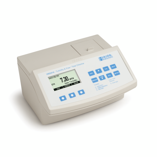 Mã: HI83414-02<br>Máy Đo Độ Đục Và Clo (EPA)
