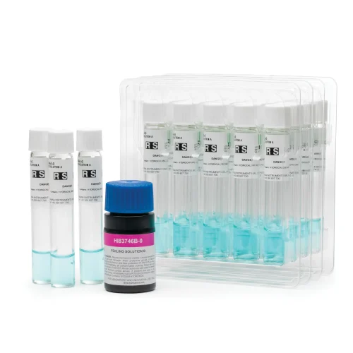 Mã: HI83746-20<br>Thuốc thử phân tích đường khử cho Máy HI83746 (20 lần đo)