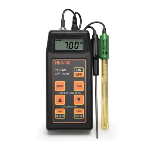 Mã: HI8424<br>Máy Đo pH/mV/Nhiệt Độ Cầm Tay