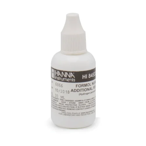 Mã: HI84533-60<br>Thuốc thử Hydrogen Peroxide cho Máy Chuẩn Độ Mini đo Formol