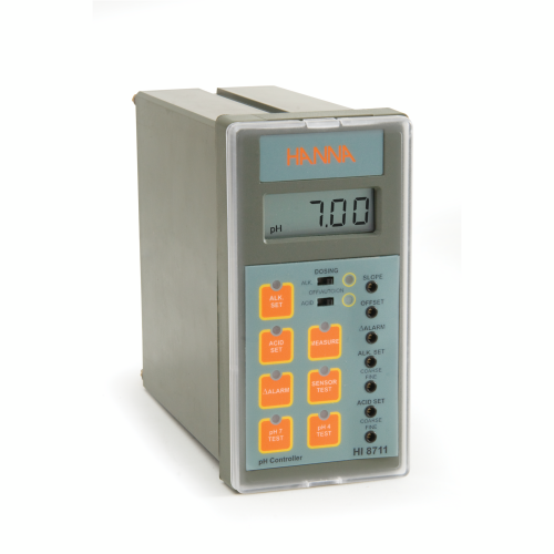 Mã: HI8711<br>Màn Hình Kiểm Soát pH 2 điểm – ngõ ra analog 4 - 20mA