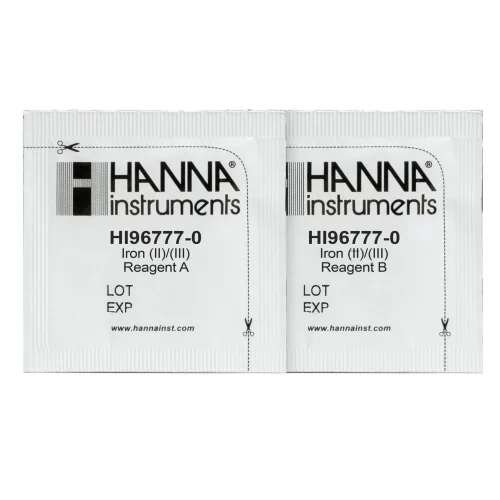 Mã: HI96777-03<br>Thuốc Thử Sắt II & III (ferrous and ferric), 300 lần đo