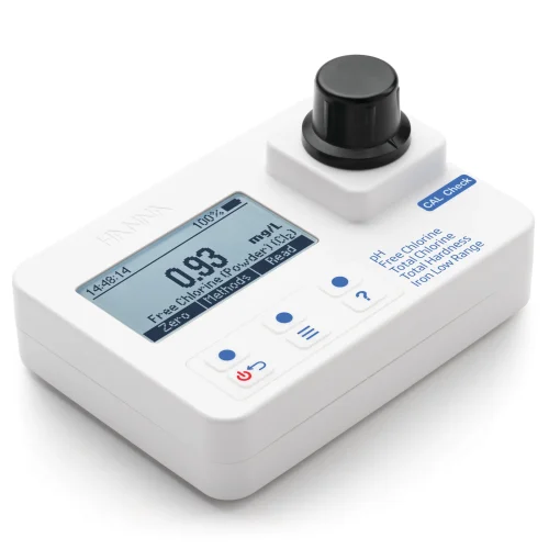 Mã: HI97745-<br>Máy Đo Độ Cứng Tổng, Sắt LR, Clorine, pH
