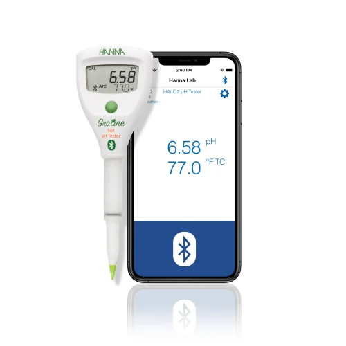 Mã: HI9810302<br>Bút đo pH/nhiệt độ đất với Bluetooth®