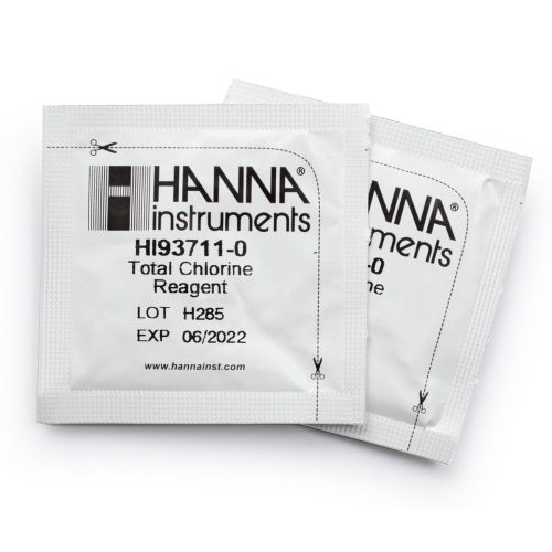 Mã: HI93711-01<br>Thuốc Thử Clo Tổng 0-5mg/L (100 lần đo)