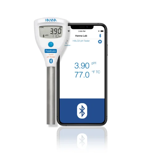 Mã: HI9810352<br>Bút đo pH/Nhiệt độ sushi với Bluetooth®