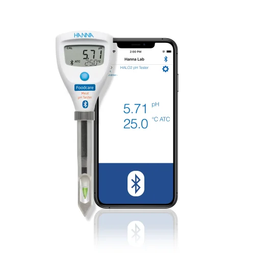 Mã: HI9810452<br>Bút Đo pH/Nhiệt Độ Thịt với lưỡi thép