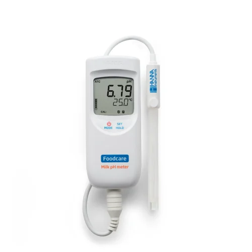 Mã: HI99162<br>Máy đo pH/nhiệt độ sữa