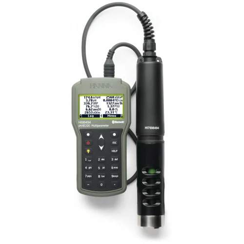 Mã: HI98494-<br>Máy Đo pH/EC/DO Quang Bluetooth®