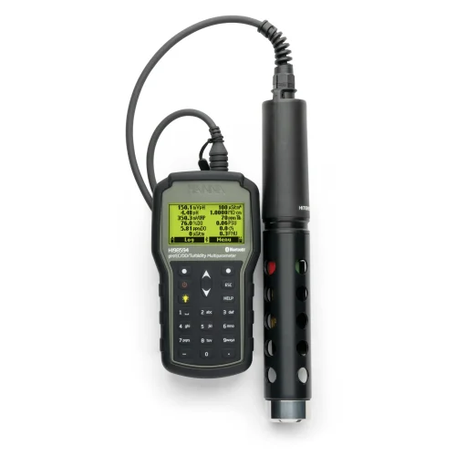 Mã: HI98594-<br>Máy Đo pH/EC/DO/Độ Đục Bluetooth®