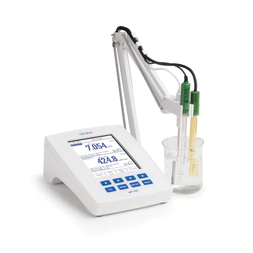 Mã: HI5521-02<br>Máy Đo pH/mV/ISE và EC/TDS/Độ Mặn Để Bàn