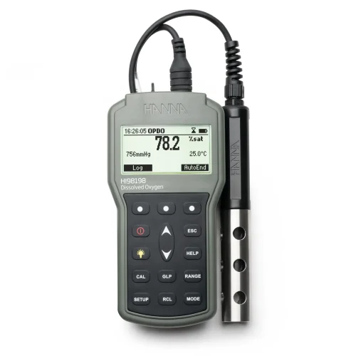 Mã: HI98198<br>Máy Đo DO quang học HI98198, cáp 4m